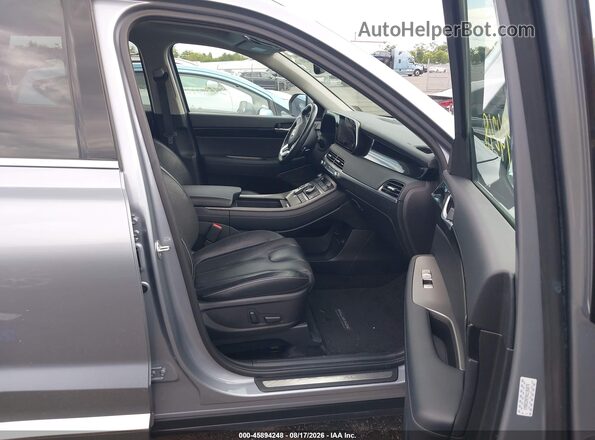 KM8R5DHE9MU186079 2021 HYUNDAI PALISADE Серый Вид салона спереди