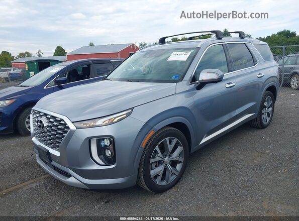 KM8R5DHE9MU186079 2021 HYUNDAI PALISADE Серый Передняя левая четверть