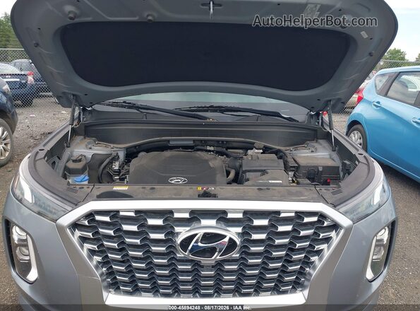 KM8R5DHE9MU186079 2021 HYUNDAI PALISADE Серый Вид сзади