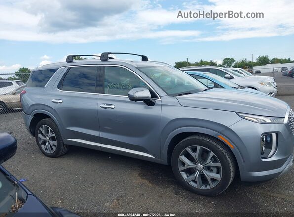 KM8R5DHE9MU186079 2021 HYUNDAI PALISADE Серый Вид задней части салона