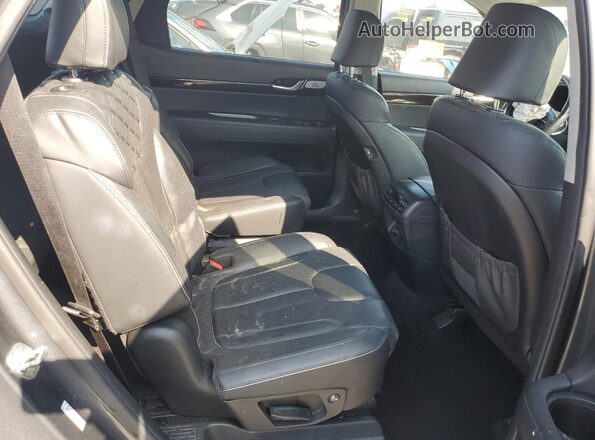 KM8R5DHE9MU249133 2021 HYUNDAI PALISADE Gray Вид задньої частини салону