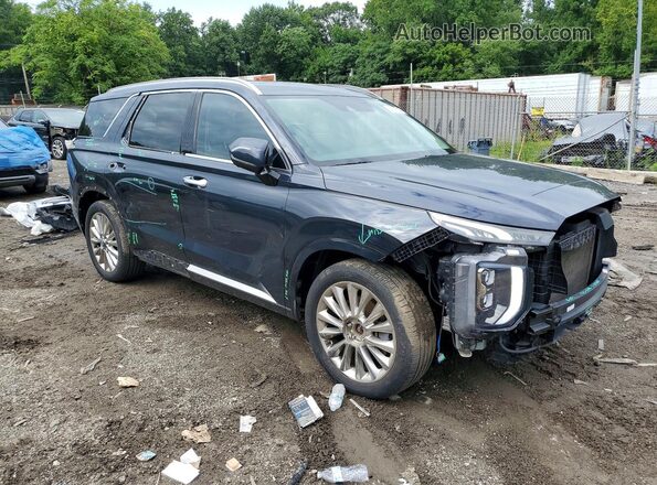 KM8R5DHEXLU070100 2020 HYUNDAI PALISADE Blue Передня права чверть