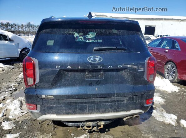 KM8R5DHEXMU251750 2021 HYUNDAI PALISADE Синий Вид сзади