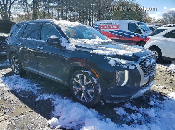 KM8R5DHEXMU251750 2021 HYUNDAI PALISADE Синий Передняя правая четверть