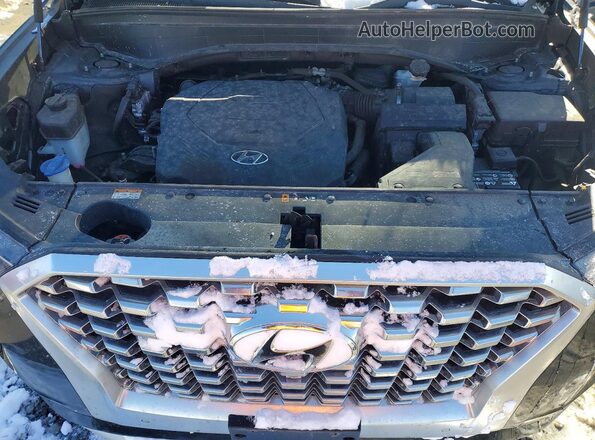 KM8R5DHEXMU251750 2021 HYUNDAI PALISADE Синий Вид подкапотного пространства