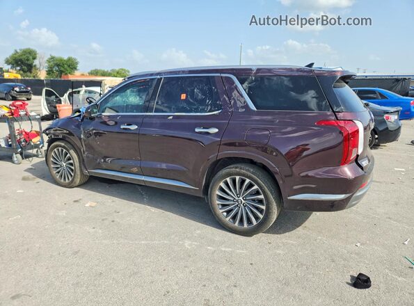 KM8R74GE0SU827693 2025 HYUNDAI PALISADE Purple Trasero izquierdo