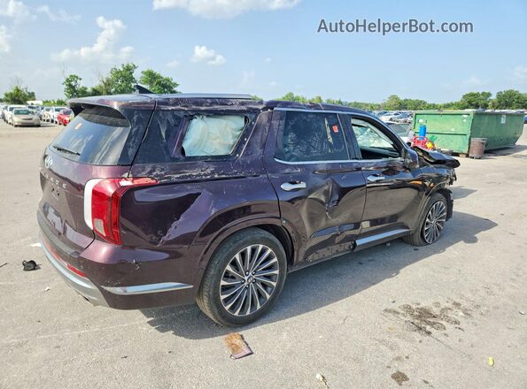 KM8R74GE0SU827693 2025 HYUNDAI PALISADE Purple Trasero derecho