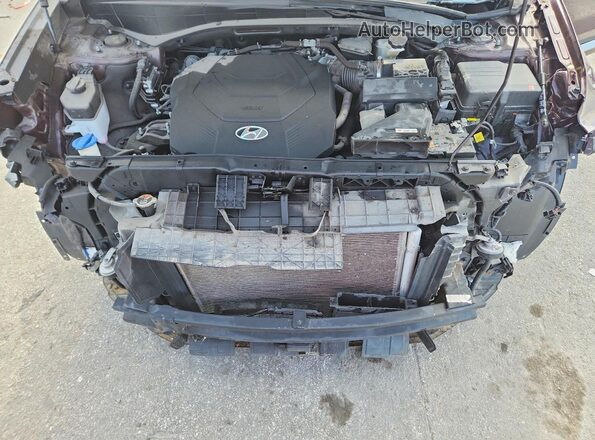 KM8R74GE0SU827693 2025 HYUNDAI PALISADE Purple Vista del compartimento del motor