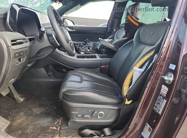 KM8R74GE0SU827693 2025 HYUNDAI PALISADE Purple Vista interior delantera