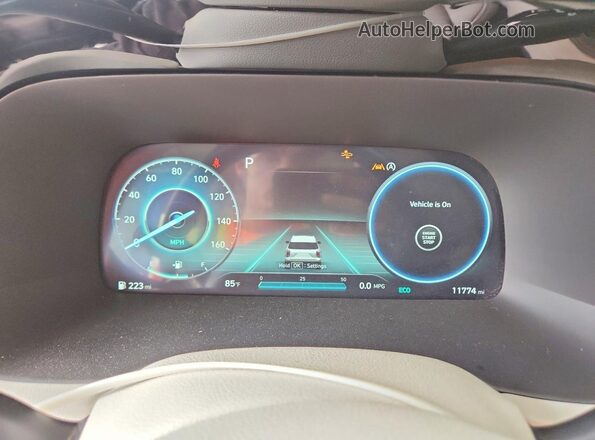 KM8R74GE2RU799518 2024 HYUNDAI PALISADE Maroon Вид щитка приладів