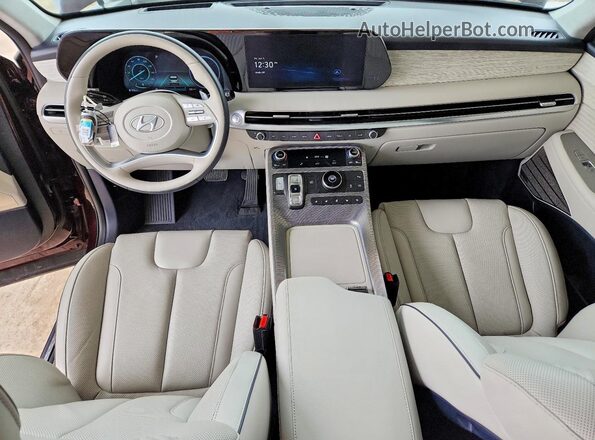 KM8R74GE2RU799518 2024 HYUNDAI PALISADE Maroon Вид панелі приладів