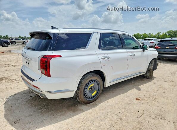 KM8R74GE3PU579902 2023 HYUNDAI PALISADE Белый Задняя правая четверть