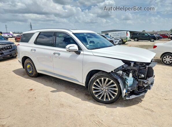 KM8R74GE3PU579902 2023 HYUNDAI PALISADE Белый Передняя правая четверть