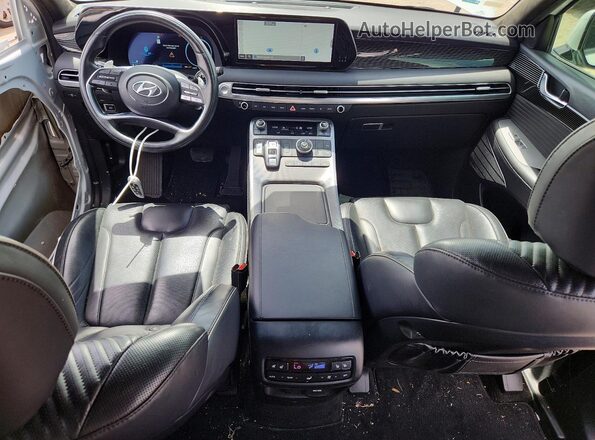 KM8R74GE3PU579902 2023 HYUNDAI PALISADE Белый Вид панели приборов