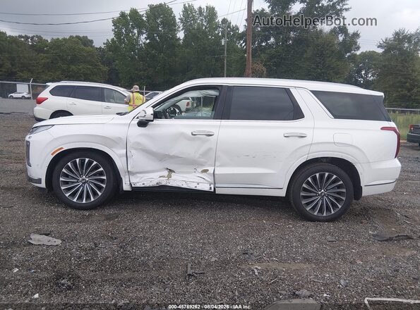 KM8R74GEXPU537470 2023 HYUNDAI PALISADE White Widok wnętrza 360 stopni