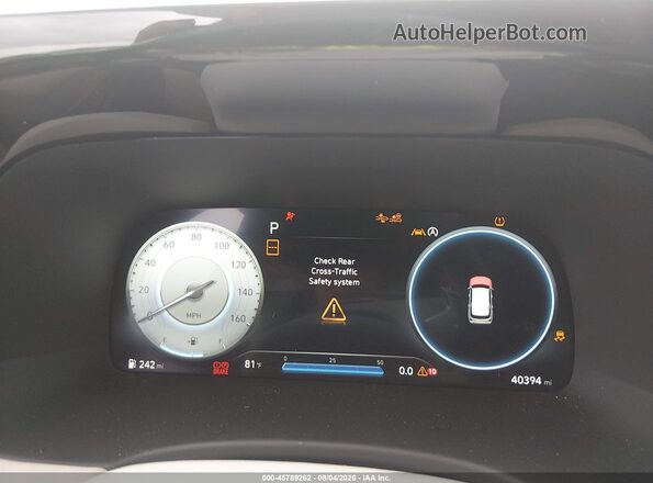 KM8R74GEXPU537470 2023 HYUNDAI PALISADE White Widok tylnych siedzeń