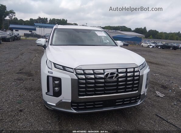KM8R74GEXPU537470 2023 HYUNDAI PALISADE White Widok zestawu wskaźników