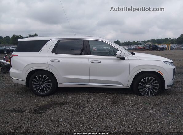 KM8R74GEXPU537470 2023 HYUNDAI PALISADE White Widok wnętrza z tyłu
