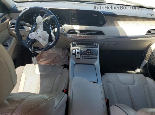 KM8R74HE0NU336057 2022 HYUNDAI PALISADE White Dashboard view