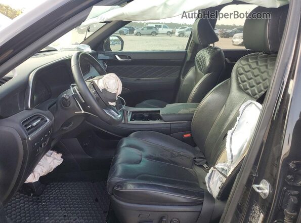 KM8R74HE2MU293100 2021 HYUNDAI PALISADE Black წინა სალონის ხედი