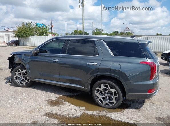 KM8R74HE2NU401278 2022 HYUNDAI PALISADE Серый Панорамный вид салона 360°