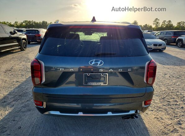 KM8R74HE6NU463587 2022 HYUNDAI PALISADE Gray უკანა ხედი