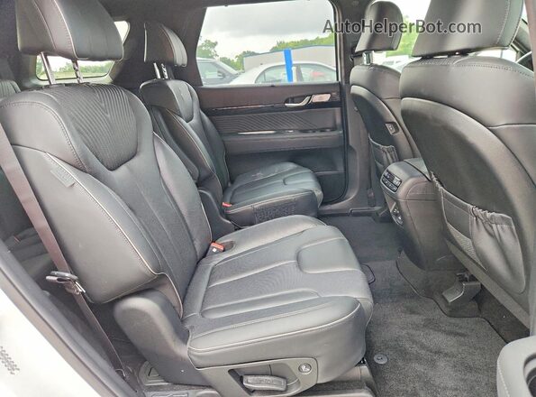 KM8R7DGE0PU576360 2023 HYUNDAI PALISADE White Vista interior trasera