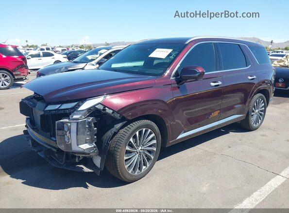 KM8R7DGE1RU781222 2024 HYUNDAI PALISADE Фиолетовый Передняя левая четверть