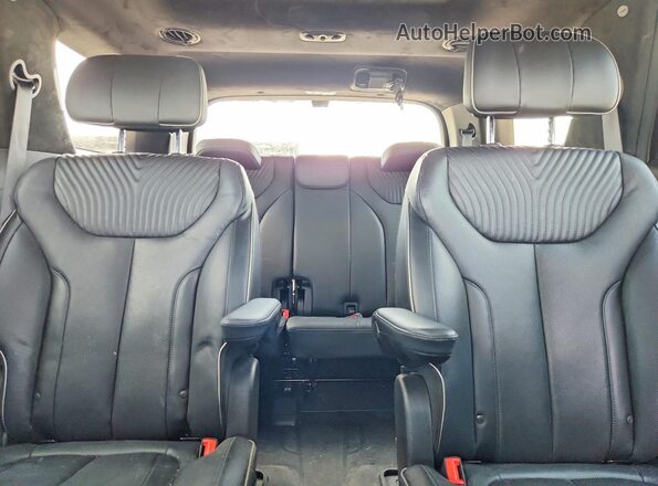 KM8R7DGE1RU805955 2024 HYUNDAI PALISADE Black Vista de los asientos traseros