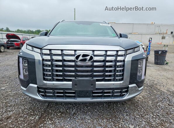 KM8R7DGE2PU634243 2023 HYUNDAI PALISADE Black Вид спереду