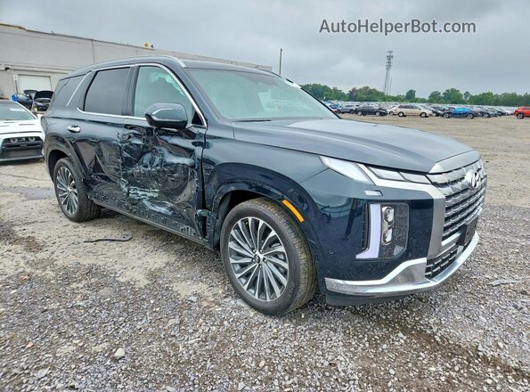KM8R7DGE2PU634243 2023 HYUNDAI PALISADE Black Передня права чверть