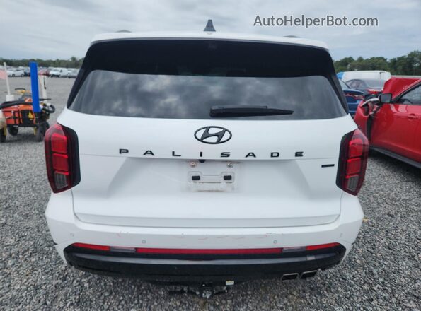 KM8R7DGE2RU706402 2024 HYUNDAI PALISADE White უკანა ხედი
