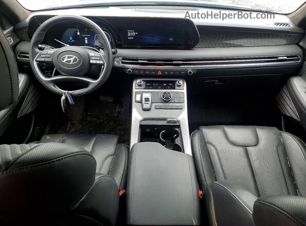 KM8R7DGE3PU607357 2023 HYUNDAI PALISADE Green Widok deski rozdzielczej