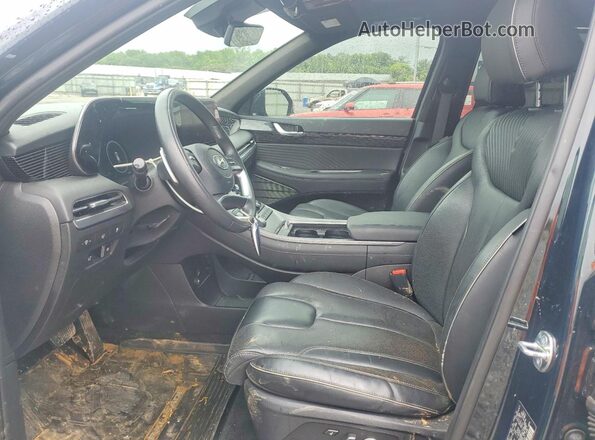KM8R7DGE3PU607357 2023 HYUNDAI PALISADE Green Widok wnętrza z przodu