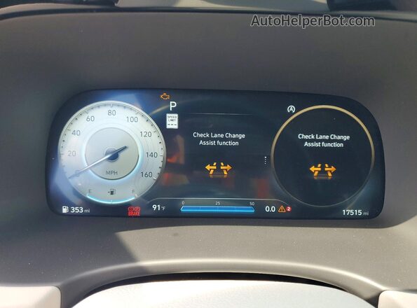 KM8R7DGE4RU716736 2024 HYUNDAI PALISADE Gray ხელსაწყოთა პანელის ხედი