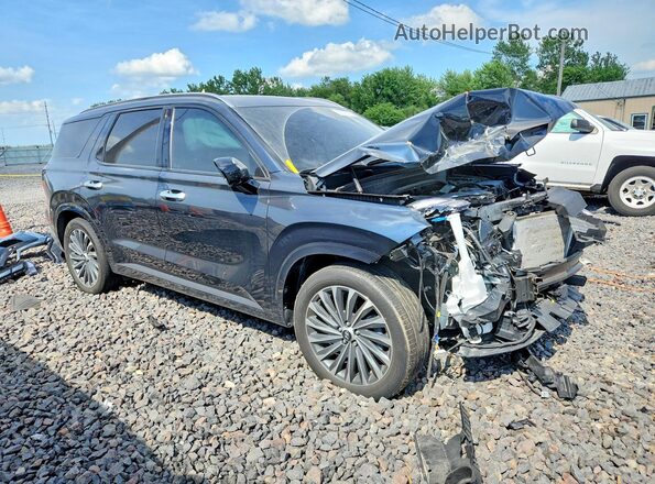 KM8R7DGE4RU757030 2024 HYUNDAI PALISADE Black Передня права чверть