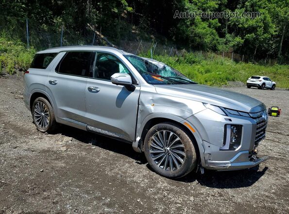 KM8R7DGE5RU662010 2024 HYUNDAI PALISADE Silver Delantero derecho