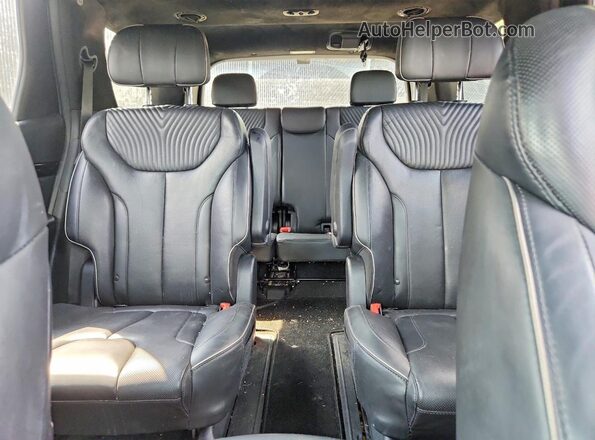 KM8R7DGE8PU554574 2023 HYUNDAI PALISADE Black Vista de los asientos traseros
