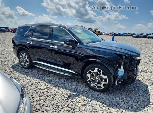 KM8R7DHE0MU295878 2021 HYUNDAI PALISADE Black წინა მარჯვენა