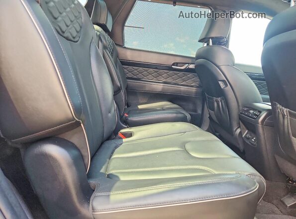 KM8R7DHE0MU295878 2021 HYUNDAI PALISADE Black უკანა სალონის ხედი