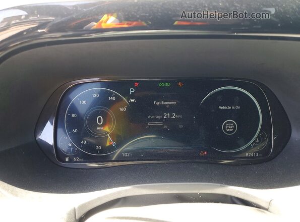 KM8R7DHE0NU388823 2022 HYUNDAI PALISADE Gray ხელსაწყოთა პანელის ხედი