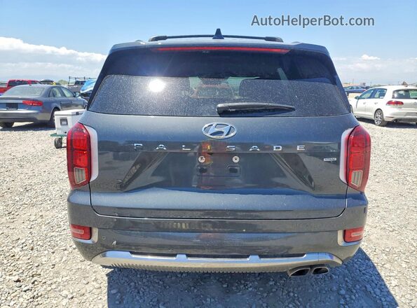 KM8R7DHE0NU388823 2022 HYUNDAI PALISADE Gray უკანა ხედი