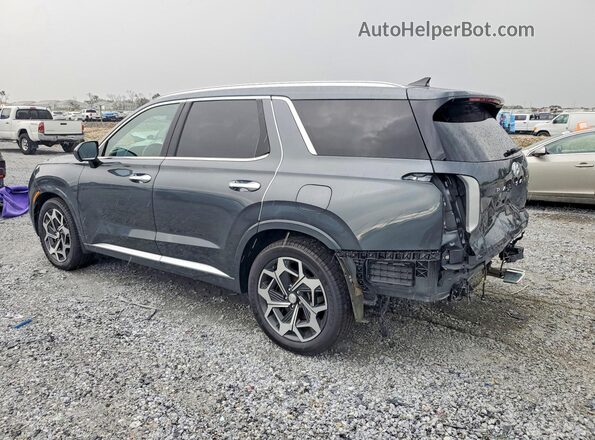 KM8R7DHE1MU250254 2021 HYUNDAI PALISADE Blue Задня ліва чверть