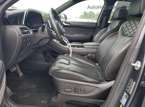 KM8R7DHE1MU250254 2021 HYUNDAI PALISADE Blue Вид салону спереду