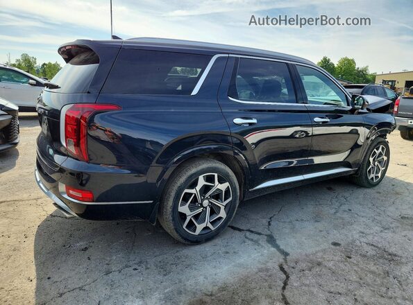KM8R7DHE1MU284758 2021 HYUNDAI PALISADE Black Задня права чверть