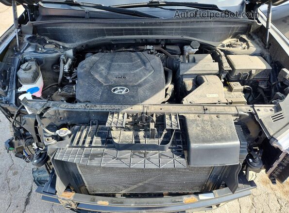 KM8R7DHE1MU284758 2021 HYUNDAI PALISADE Black Вид підкапотного простору