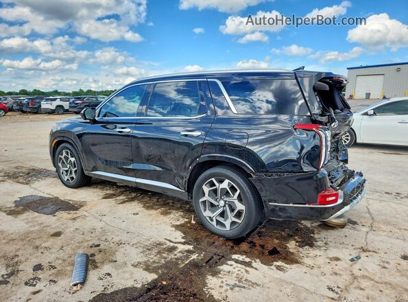 KM8R7DHE2MU206408 2021 HYUNDAI PALISADE Black უკანა მარცხენა