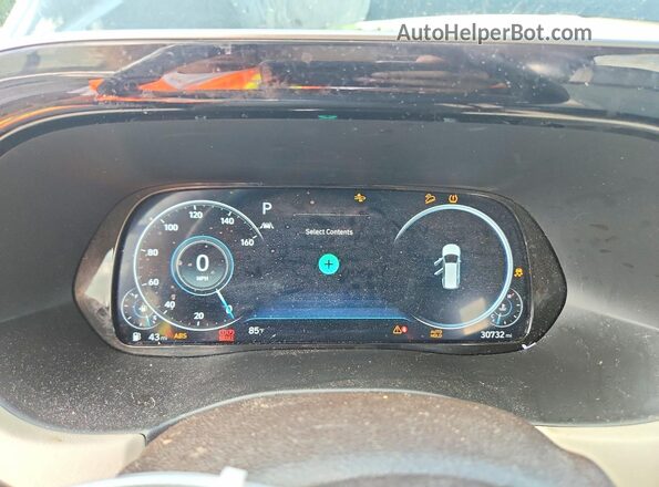 KM8R7DHE2MU206408 2021 HYUNDAI PALISADE Black ხელსაწყოთა პანელის ხედი