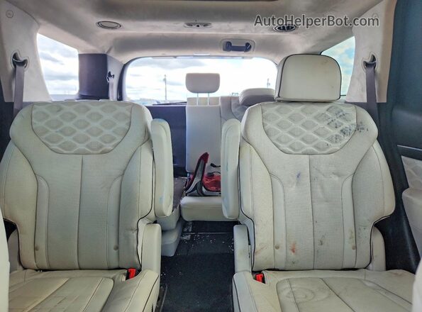 KM8R7DHE2MU206408 2021 HYUNDAI PALISADE Black უკანა სავარძლების ხედი