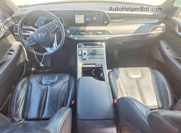 KM8R7DHE3MU213061 2021 HYUNDAI PALISADE White Вид панелі приладів